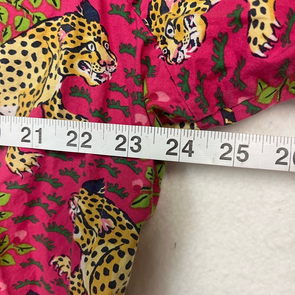 Print Fresh Long PJ Set Bagheera Hot Pink 1X - Picture 11 of 14